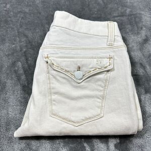 JOE'S‎ Jeans Women's 24 White Socialite Kicker Flip Pockets Cropped Denim Pants